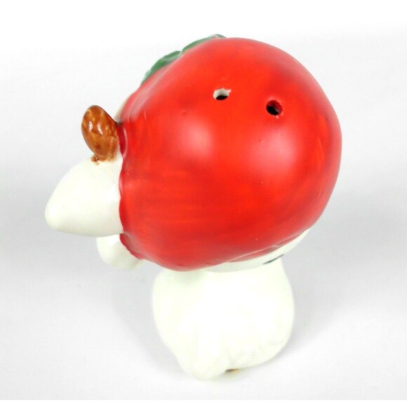 Vintage Napcoware Kissing Reindeer Salt Pepper Shaker Christmas Hat Bow Gift - Picture 3 of 5